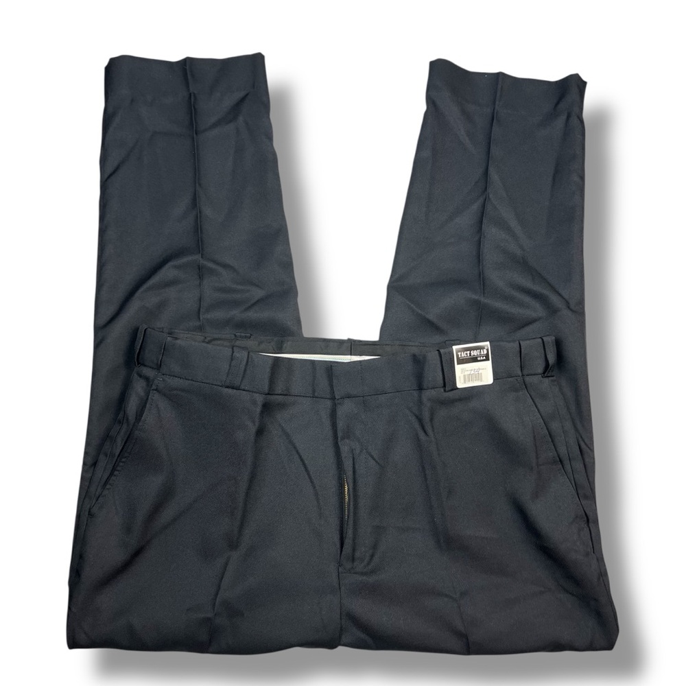 Tact Squad 7002 Men's Trousers Size 46 Black Unhemmed Uniform Brand New